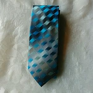 Vanheusen grey and blue tie